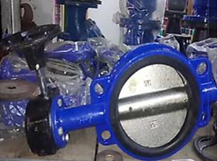 手動對夾(jiá)軟密封蝶閥(fa)