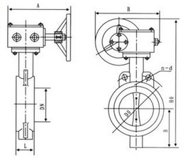 雙法(fǎ)蘭對夾軟密封(feng)蝶閥 雙法蘭對(duì)夾軟密封蝶閥(fá)