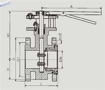 手動(dong)硬密封蝶閥