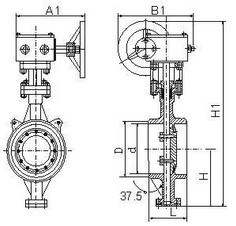 焊(han)接式硬密封蝶(die)閥 焊接式硬密(mì)封蝶閥