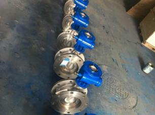 三偏心法蘭式(shi)渦輪蝶閥